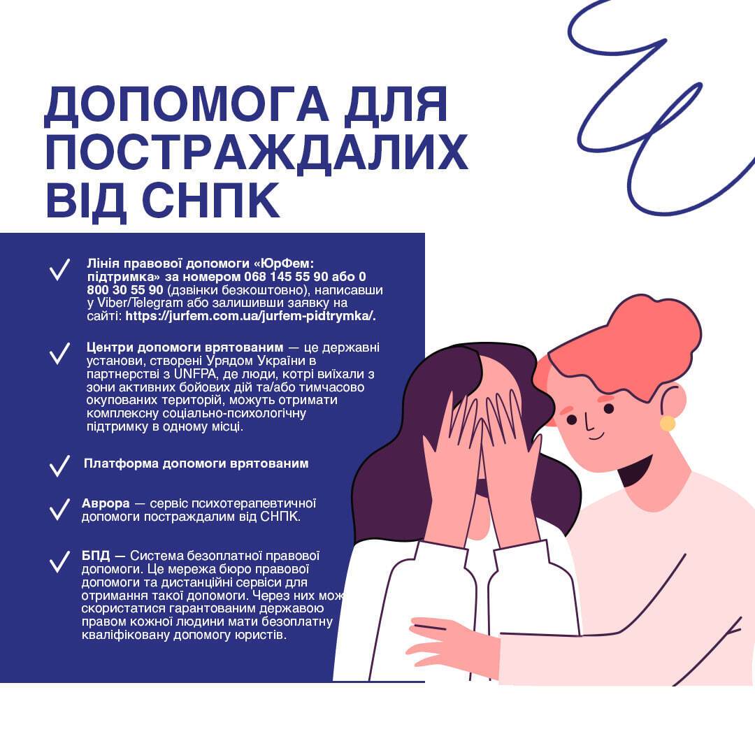 Постраждалі ніколи не винні: українцям розповіли, де можуть допомогти жертвам сексуального насильства під час війни