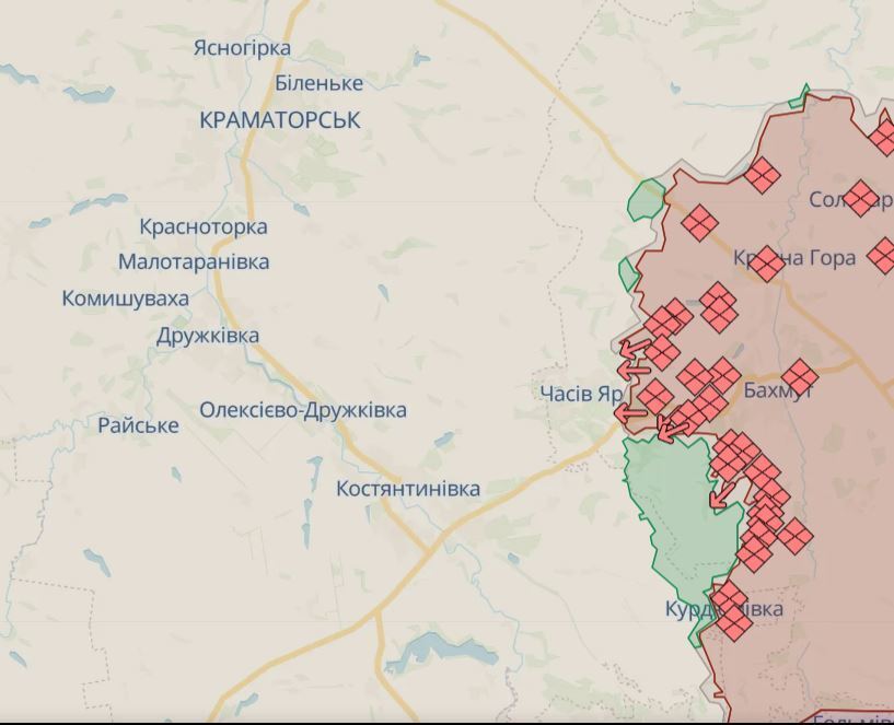 Враг наращивает интенсивность штурмовых действий на Кураховском и Северском направлениях – Генштаб