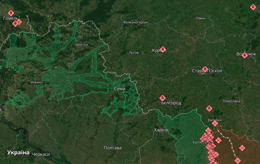 Росія посилила удари по прикордонних територіях України: в ISW оцінили, чи піде ворог в наступ на Суми і Харків