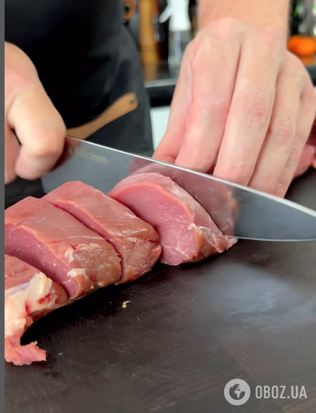 Як нарізати м'ясо для шашлику