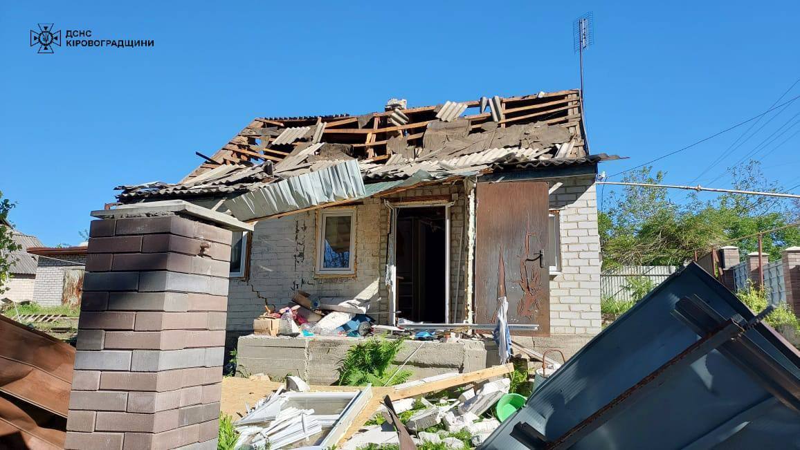 На Кіровоградщині внаслідок атаки РФ пошкоджено обʼєкт критичної інфраструктури: постраждала 8-річна дитина