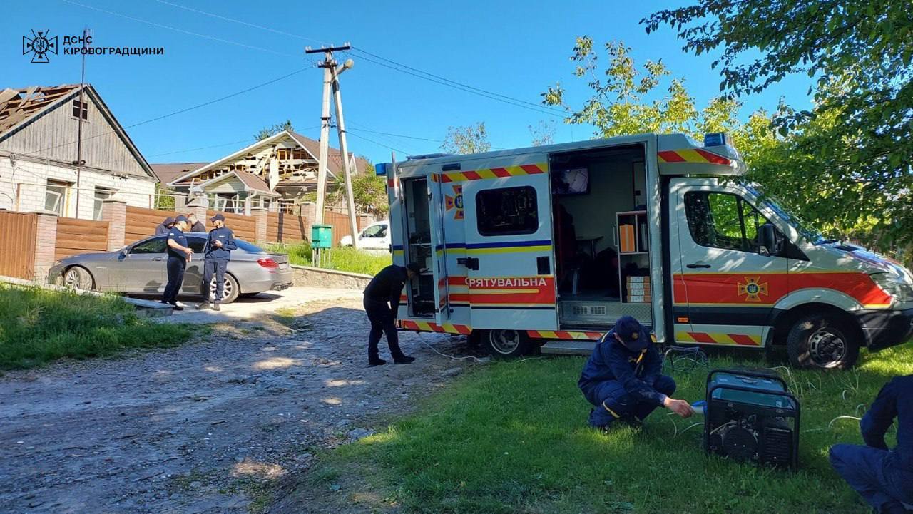 На Кіровоградщині внаслідок атаки РФ пошкоджено обʼєкт критичної інфраструктури: постраждала 8-річна дитина