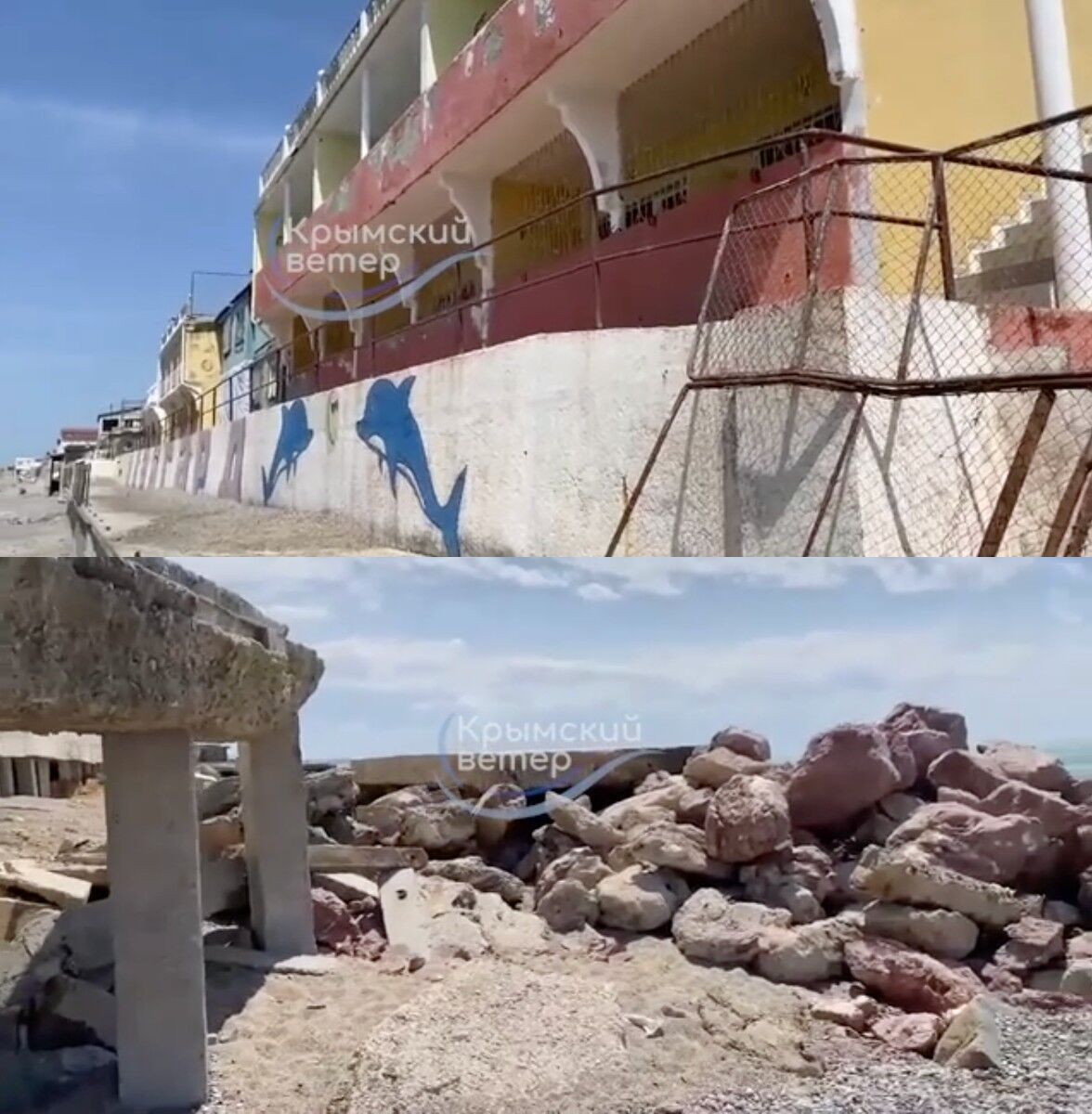 Как после апокалипсиса. В сети показали видео с популярного курорта в Крыму, где побывали российские военные