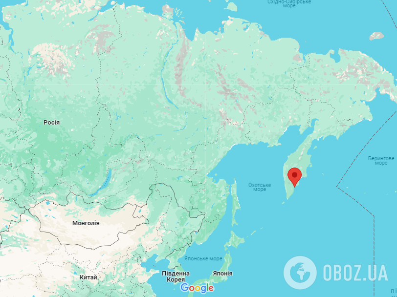 Город Петропавловск-Камчатский (РФ) на карте