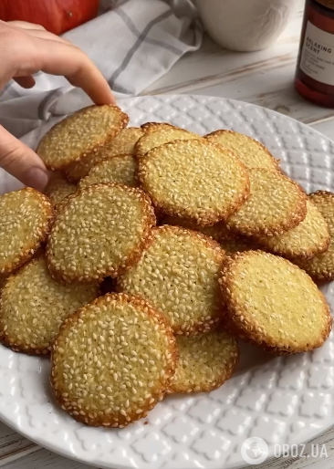 Кунжутне печиво за 5 хвилин: і у будинку з’явиться надзвичайний аромат