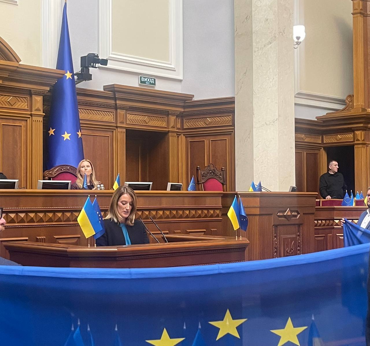 Метсола в украинском парламенте