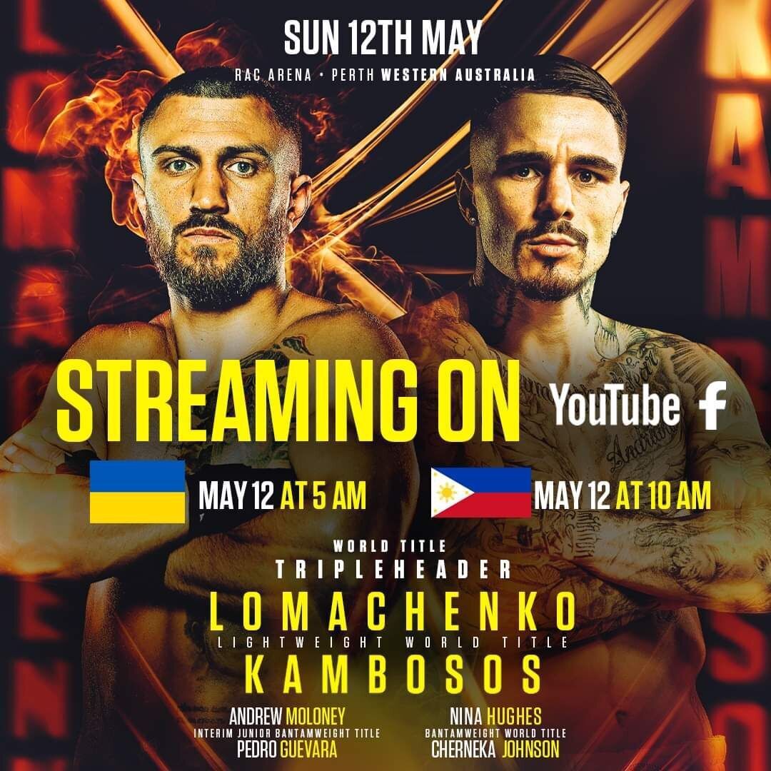 Где смотреть бой Ломаченко – Камбосос бесплатно в Украине: расписание трансляций