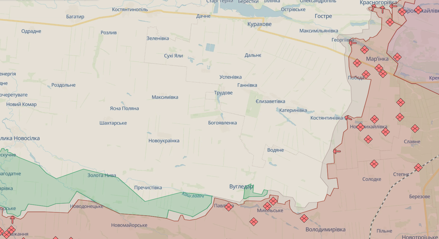 Враг активизировался на Северском и Кураховском направлениях, ВСУ сдерживают наступление на Покровском – Генштаб