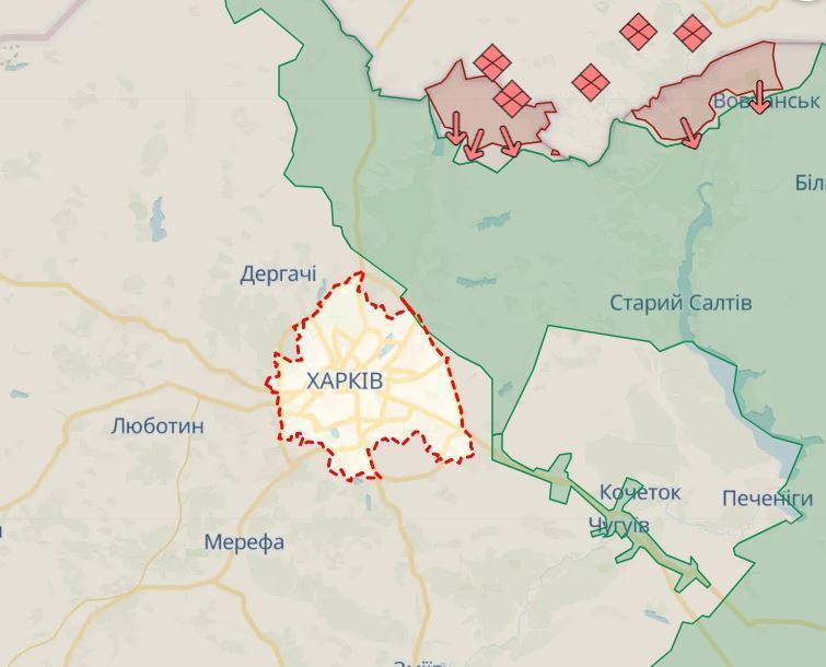 Ворог продовжує спроби атакувати у Вовчанську, на Покровському напрямку напружена ситуація – Генштаб
