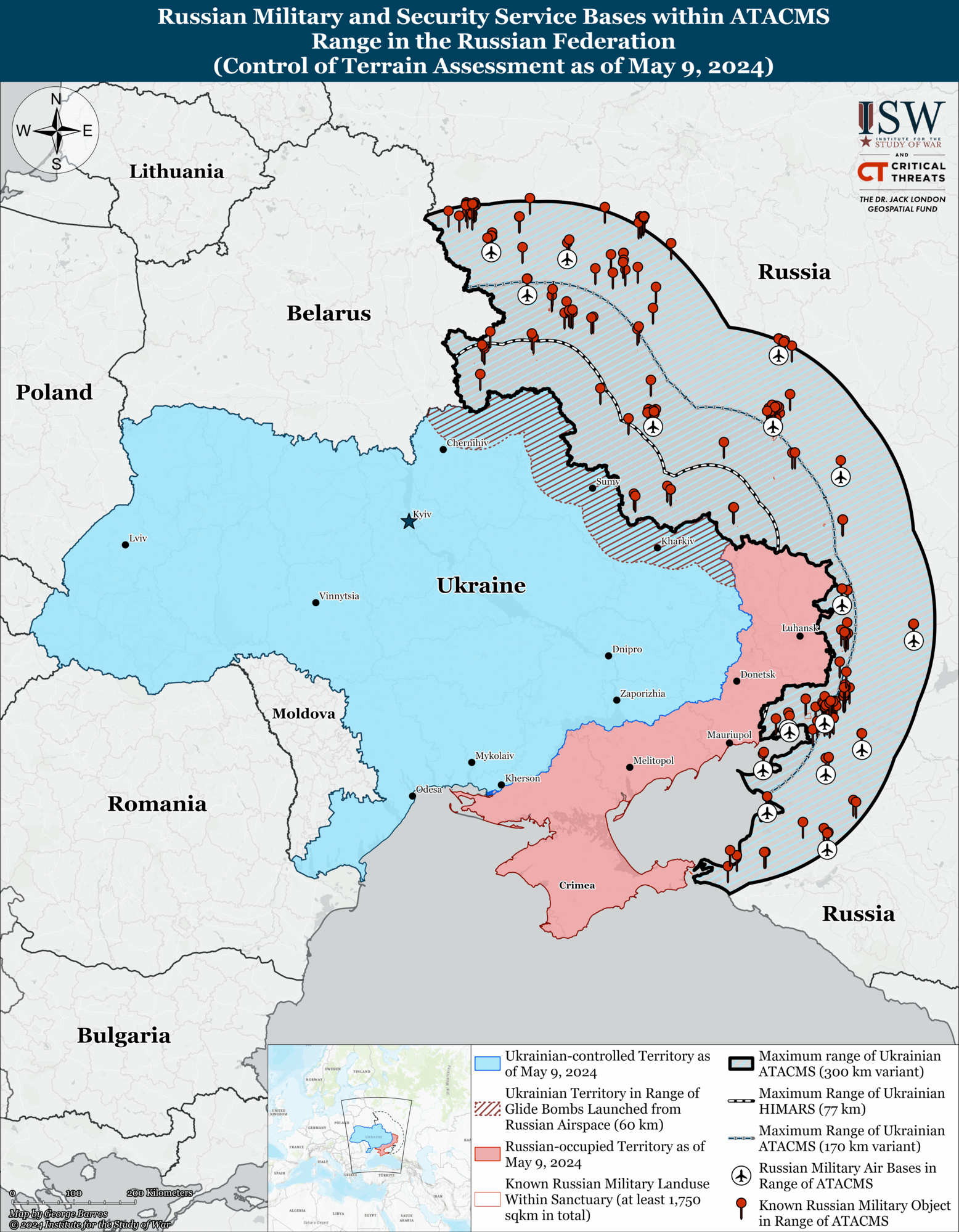 В ISW оценили, как ограничения США повлияют на удары Украины по России