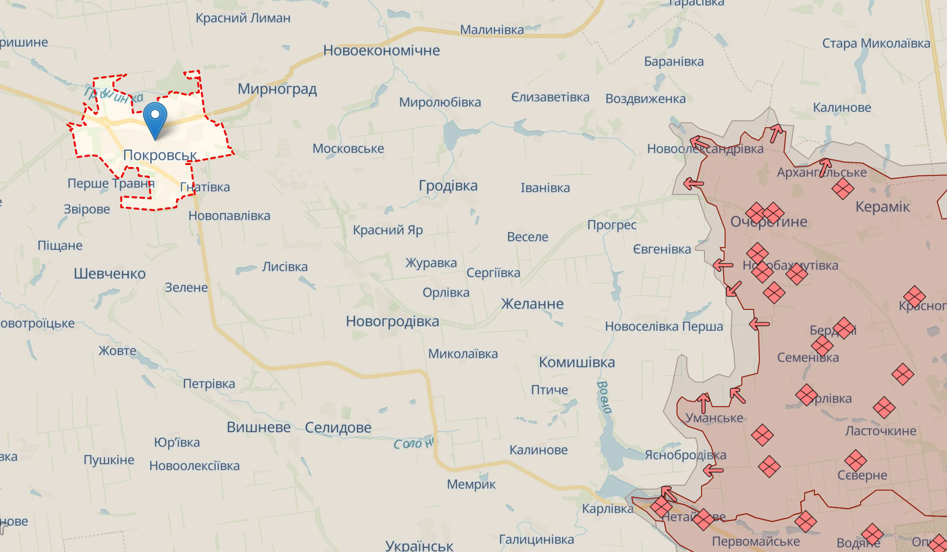 Генштаб: войска РФ безрезультатно штурмуют в Волчанске, на Покровском направлении продолжаются интенсивные бои