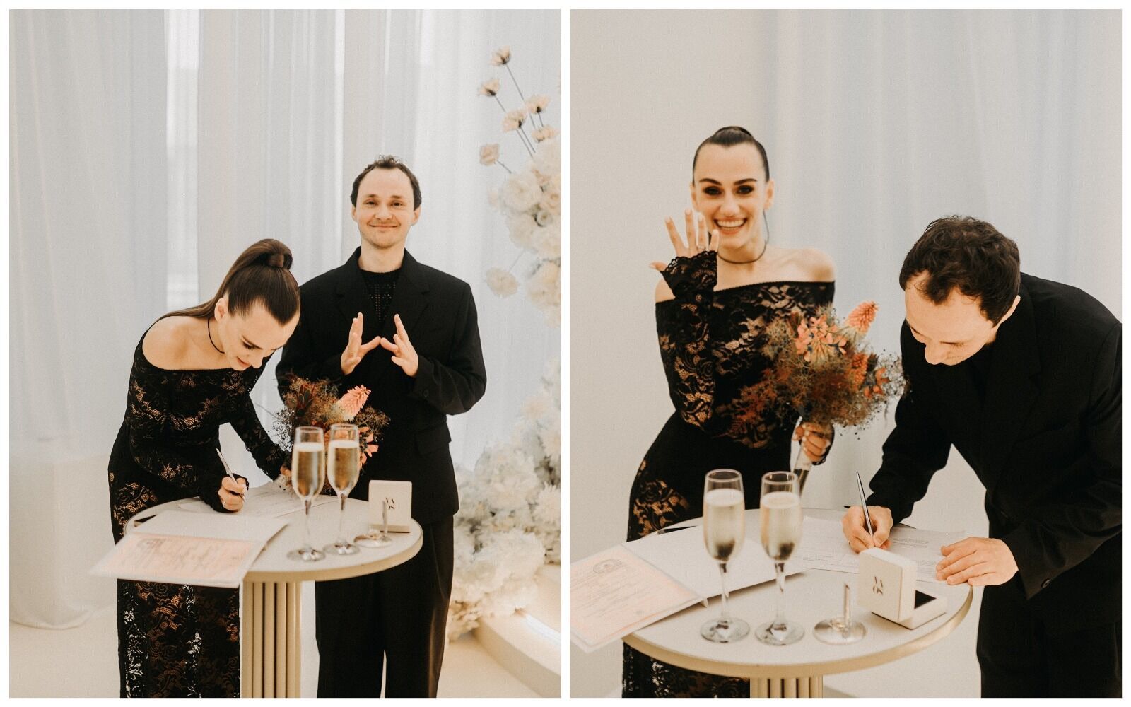 Звезда сериала "Будиночок на щастя" Константин Войтенко второй раз женился: невеста была в черном прозрачном платье. Фото