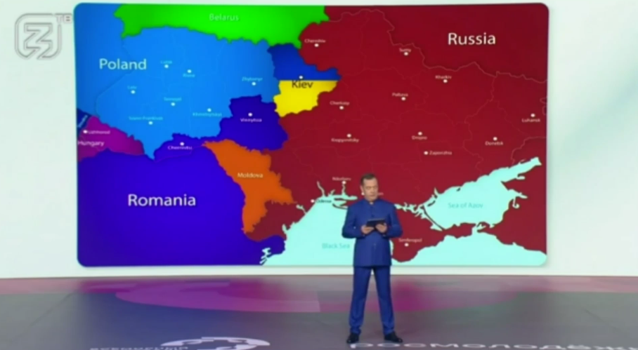 Медведєв у день Росії "замахнувся" на всю Україну. Відео