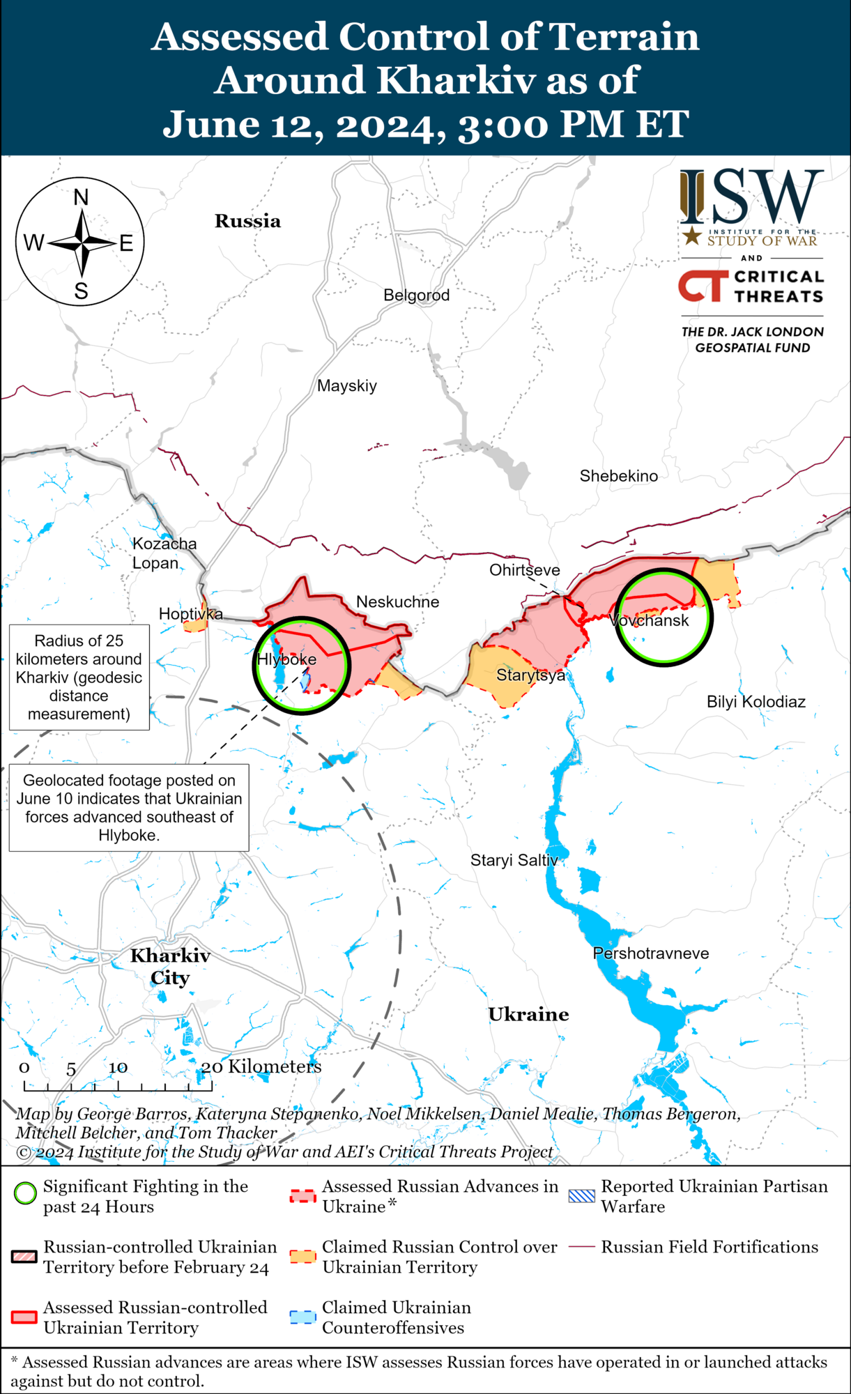Окупанти продовжують штурми в районі Вовчанська, але отримують відсіч від ЗСУ: в ISW оцінили ситуацію. Карта