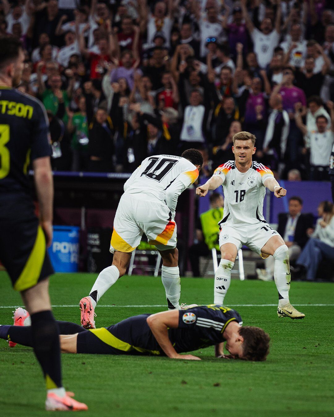 Удаление и полный разгром: Германия нокаутировала Шотландию в первом матче Евро-2024