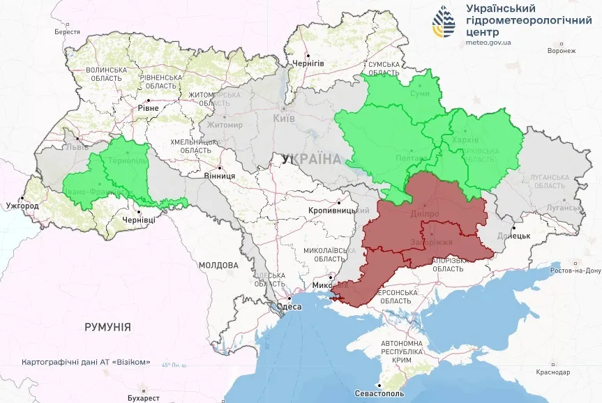Большую часть Украины накроют дожди с грозами: синоптики обновили прогноз погоды на субботу. Карта