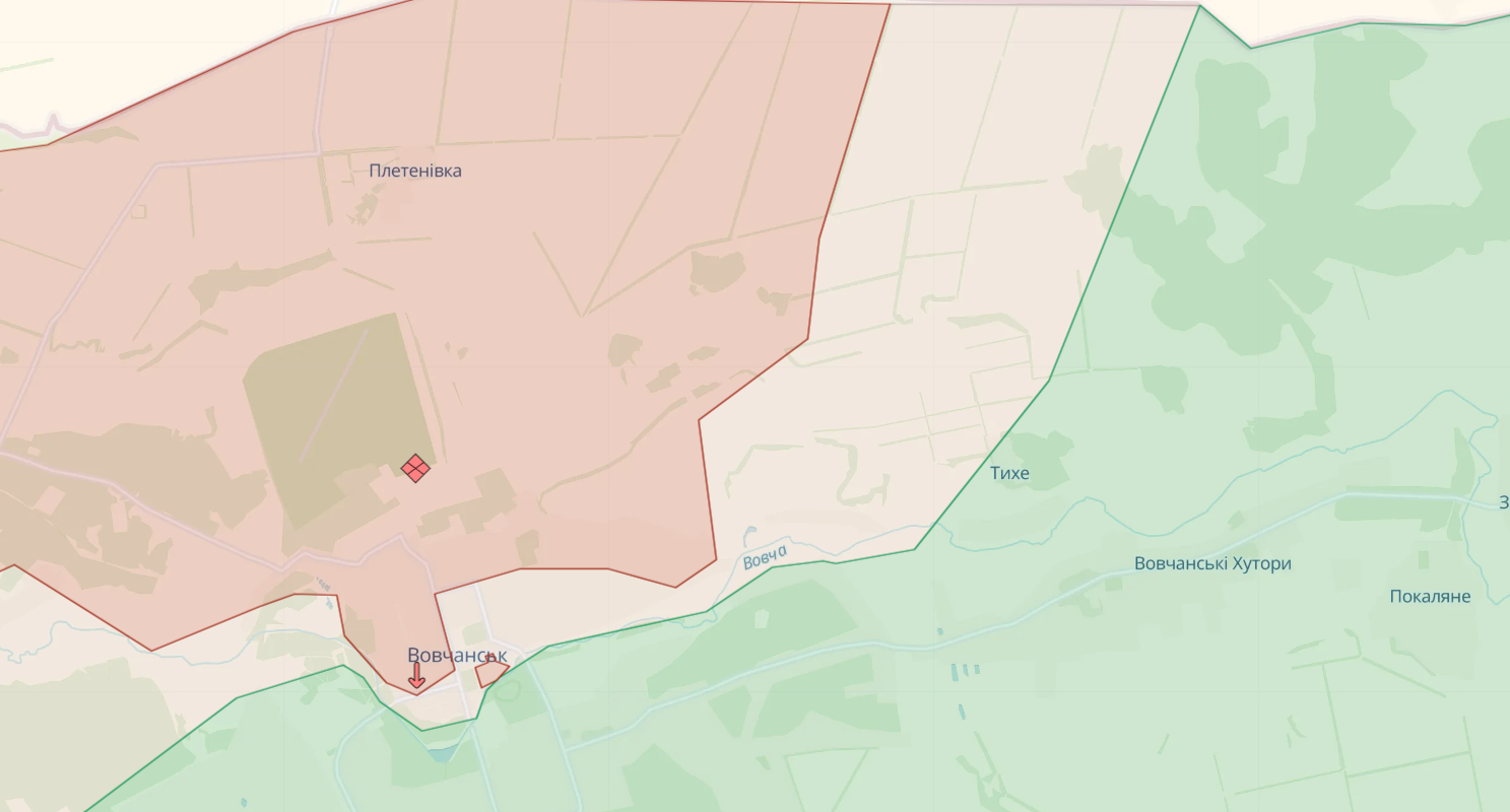 Сили оборони розбили техніку окупантів, яка облаштовувала окопи поблизу Вовчанська. Фото