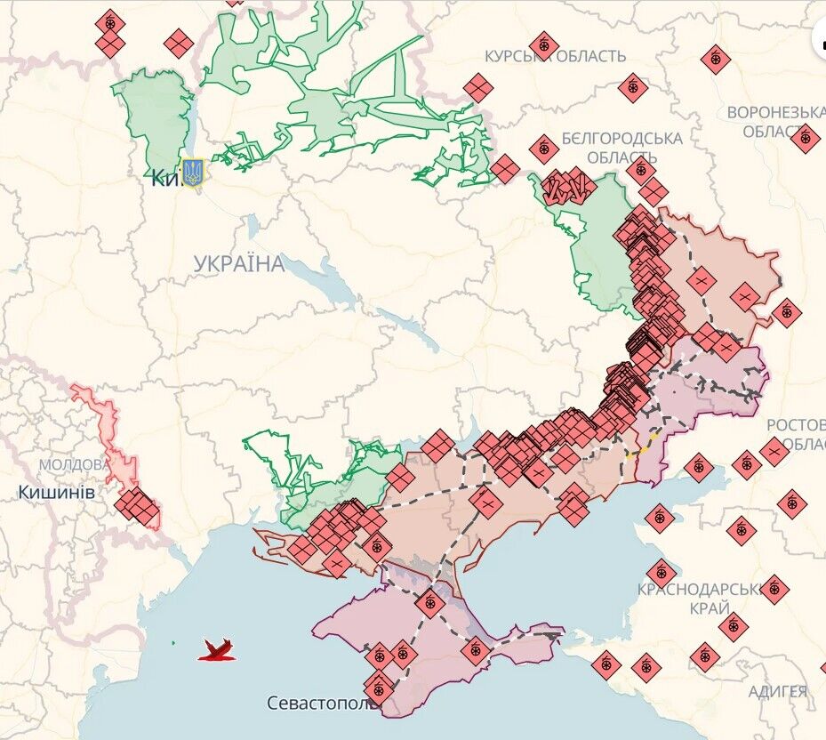 Від початку доби відбулося 113 бойових зіткнень: у Генштабі назвали найгарячіший напрямок на фронті