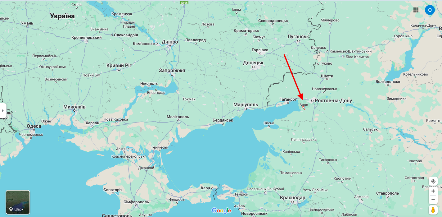 Появились спутниковые снимки поврежденной нефтебазы в Ростовской области РФ