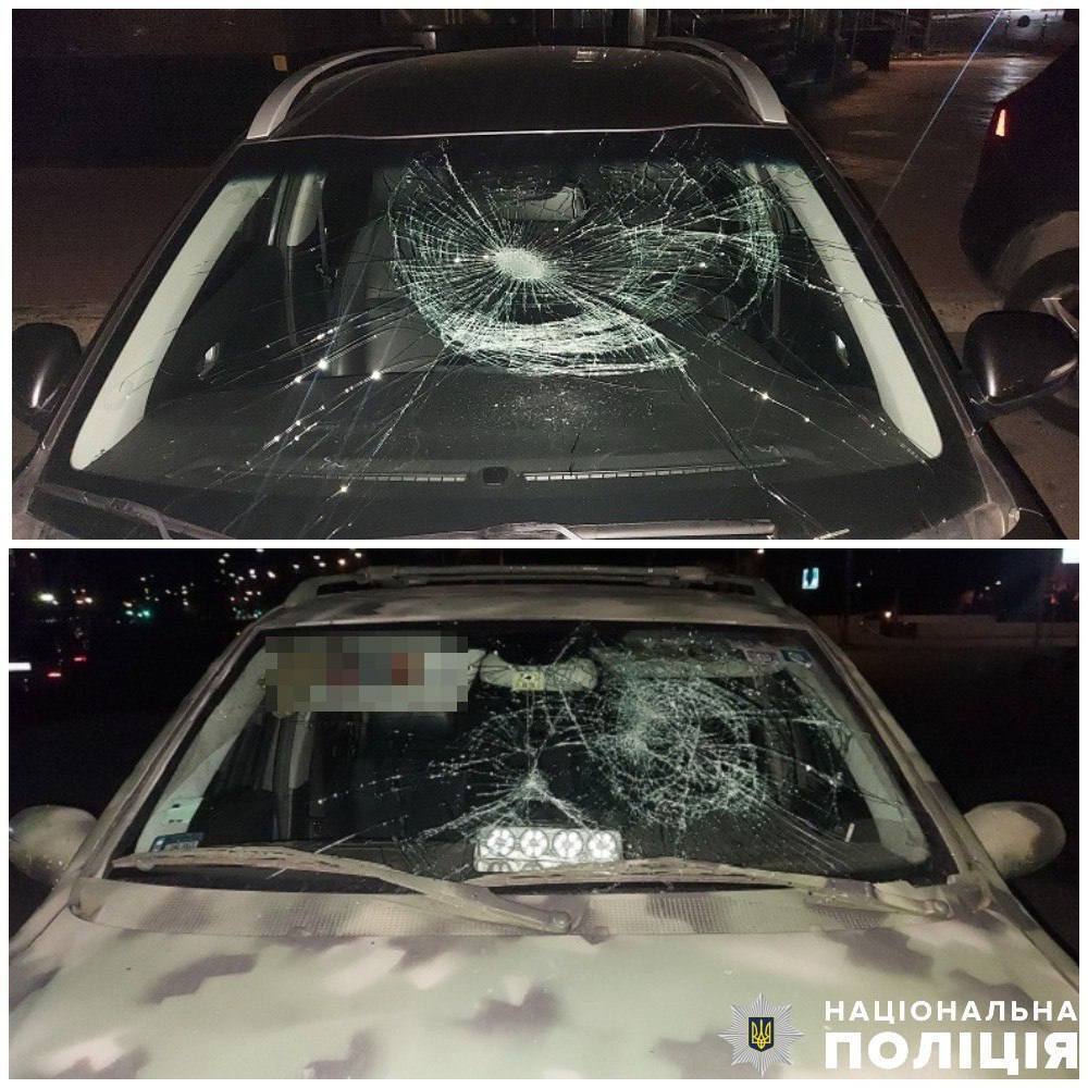 Повредил на Оболони шесть авто и скрылся: в Киеве оперативно задержали хулигана. Фото