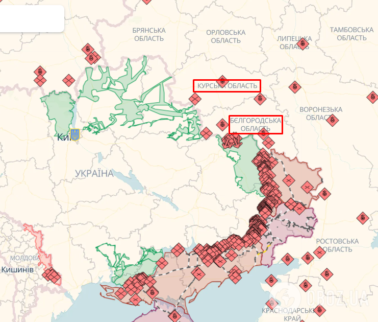 Курська та Бєлгородська області