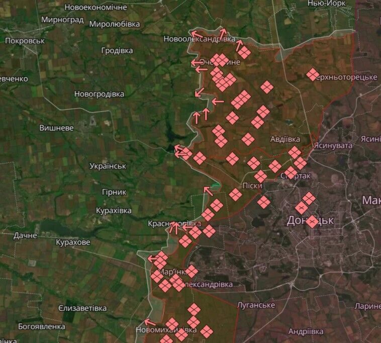 Враг активизировался на Торецком направлении: в Генштабе рассказали, где идут ожесточенные бои. Карта