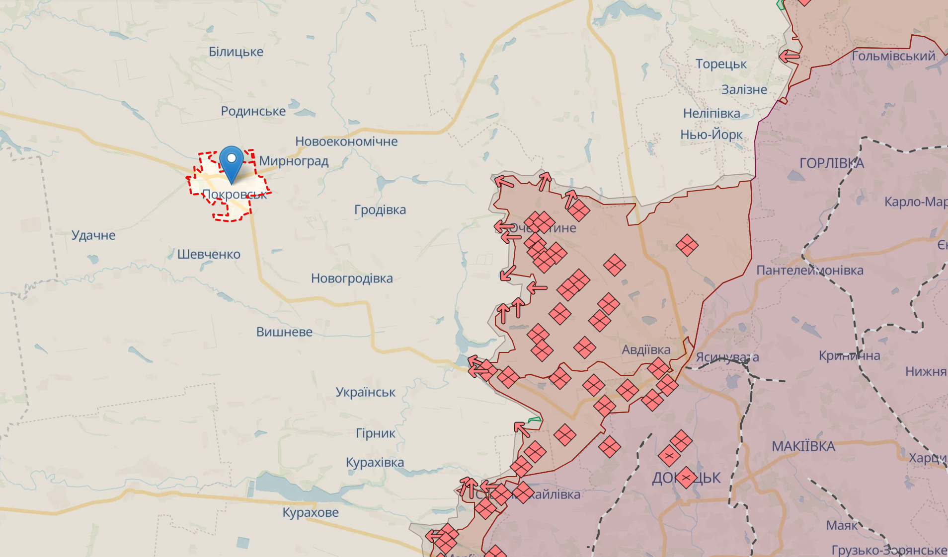 Генштаб: ворог збільшив активність під Куп'янськом, на Покровському напрямку тривають десять боїв