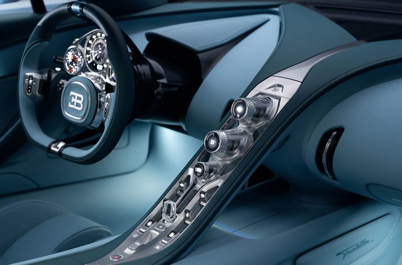 Bugatti Tourbillon interior