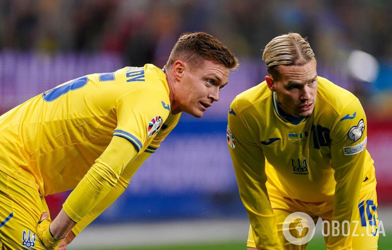 Два ключевых футболиста сборной Украины не сыграли с Бельгией