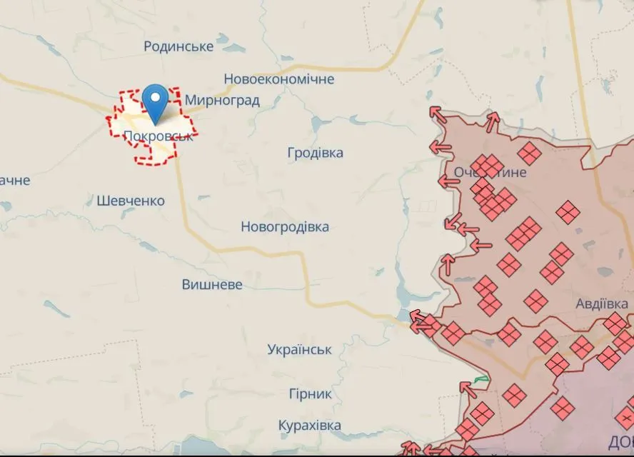 Генштаб: ситуация в зоне боевых действий сложная, больше атак на Покровском направлении