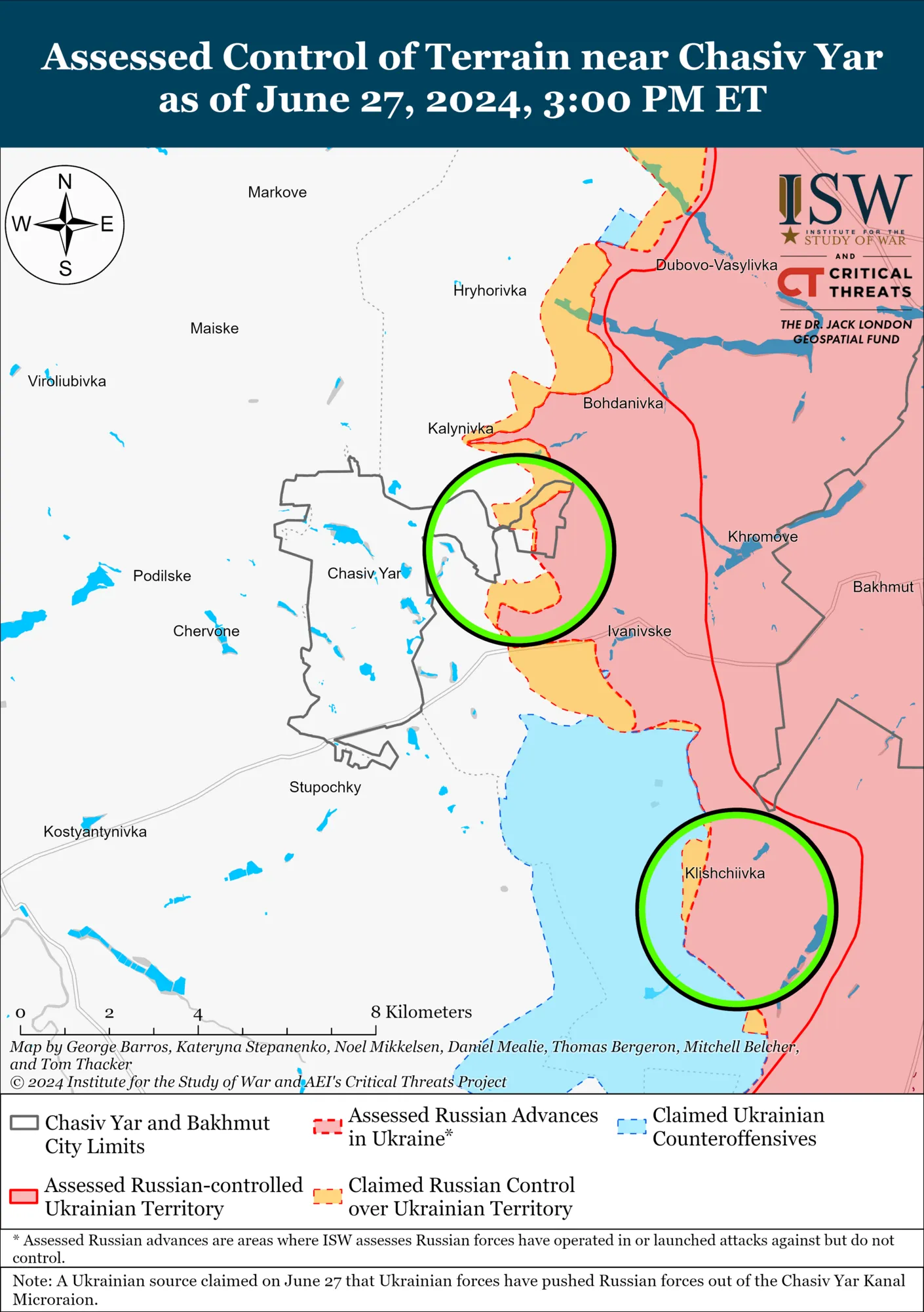 Оккупанты ведут "ползучее наступление" на Торецком направлении: в ISW объяснили, на что делает ставку Кремль