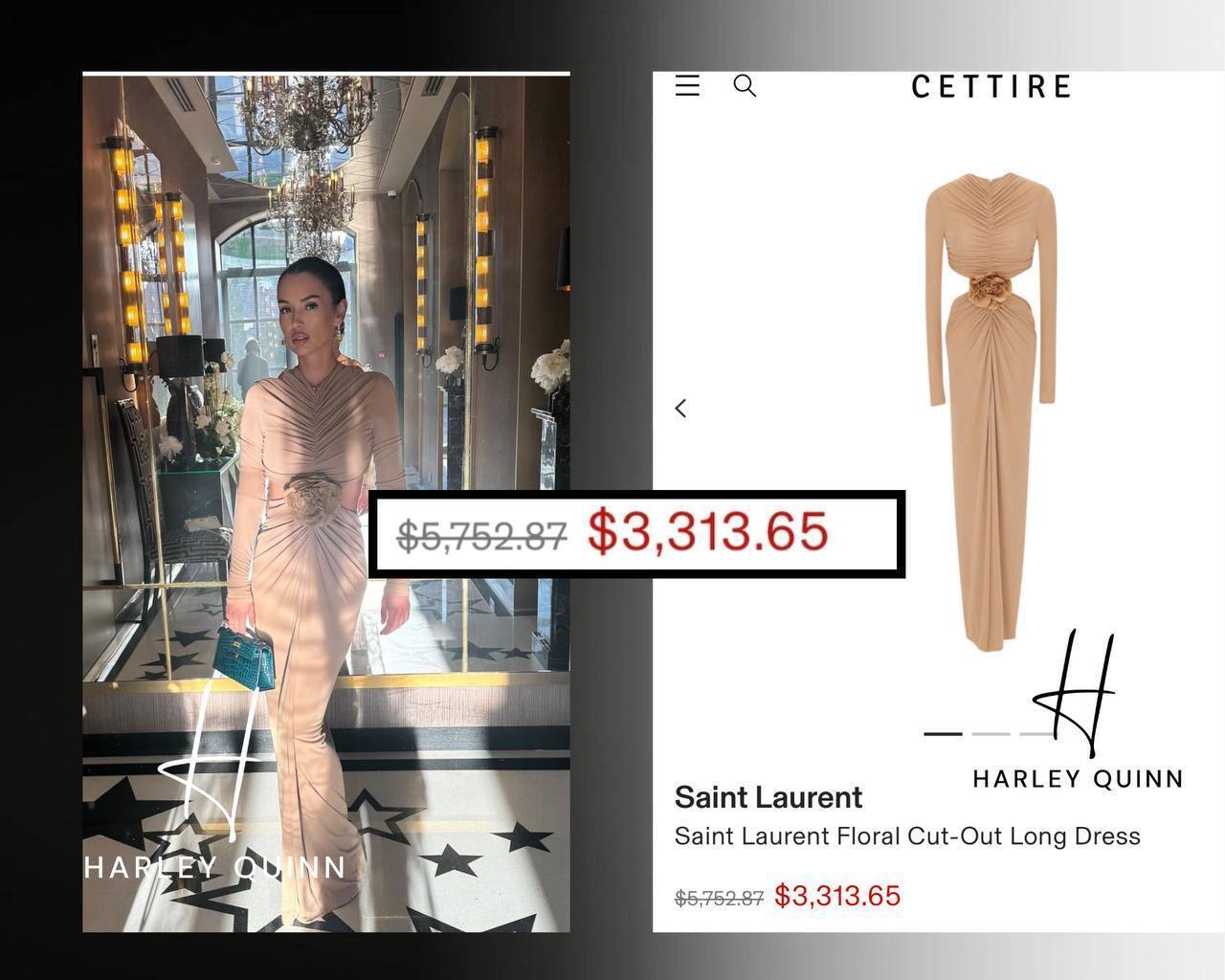 Лизу Ющенко, молчащую о войне, заметили в Москве в платье Saint Laurent за $3,3 тыс. и с сумкой Hermes за более чем $30 тыс.