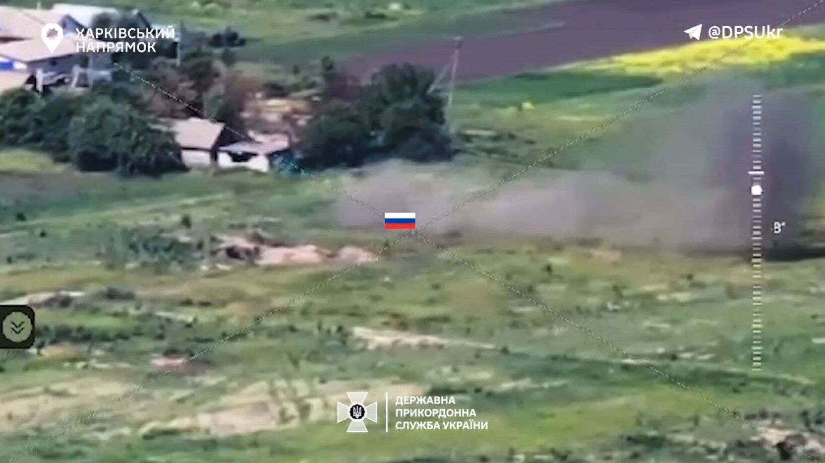 Дрон принес "зажигательное настроение": в ГПСУ показали, как устраивают "бавовну" оккупантам на Харьковщине. Видео