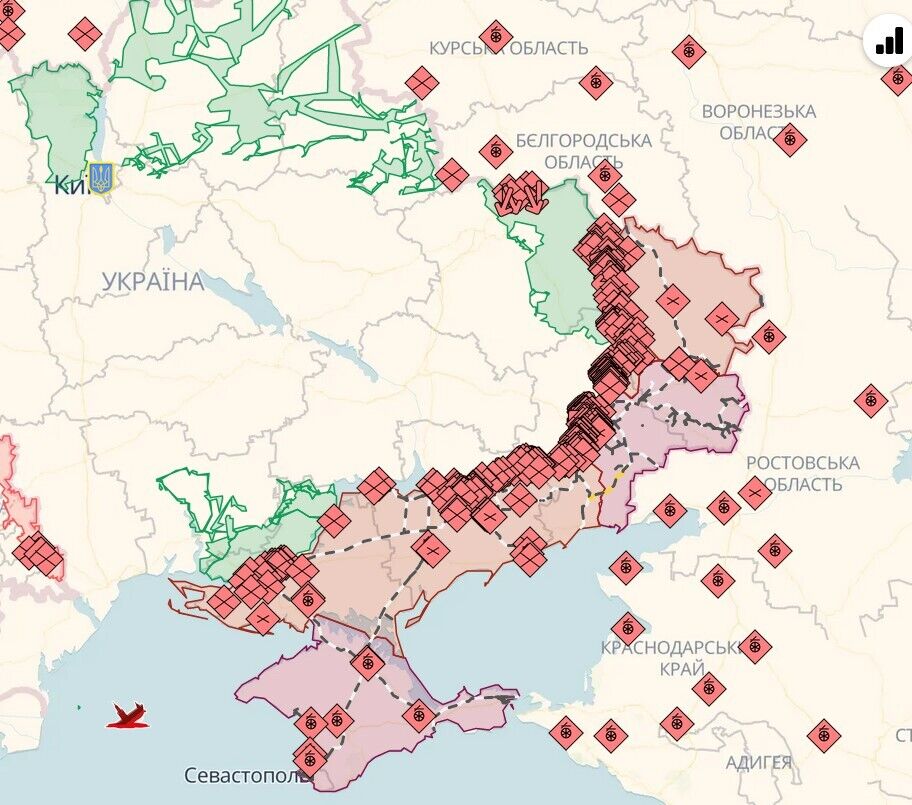 Ворог не припиняє атакувати: у Генштабі назвали найгарячіші напрямки фронту