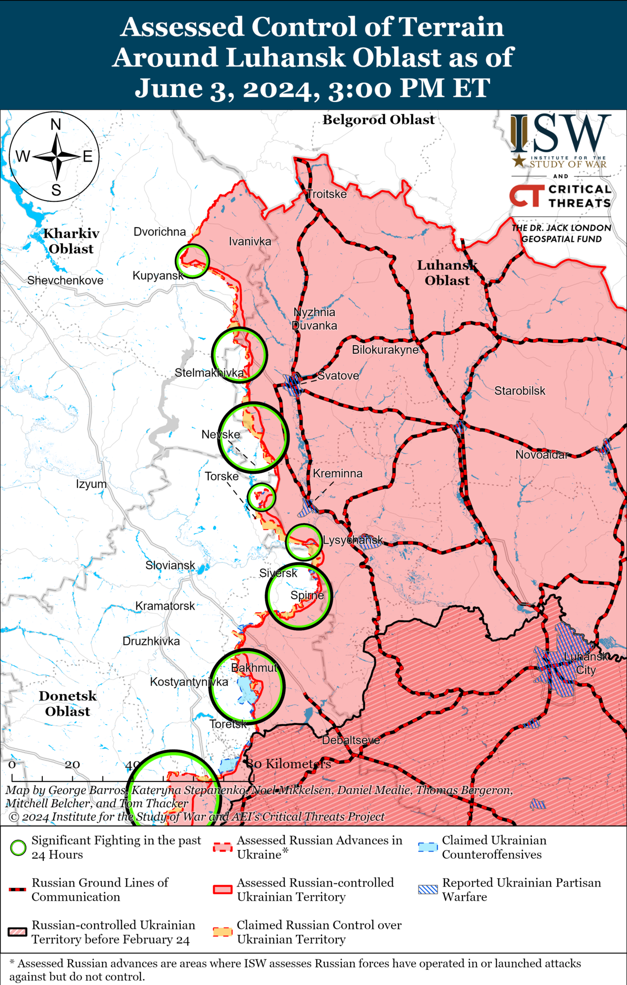 Бої на Харківщині та Луганщині