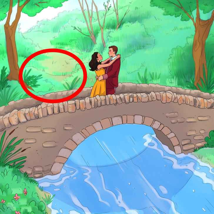 Знайдіть помилку на романтичній картинці із мостом: у вас є лише три секунди