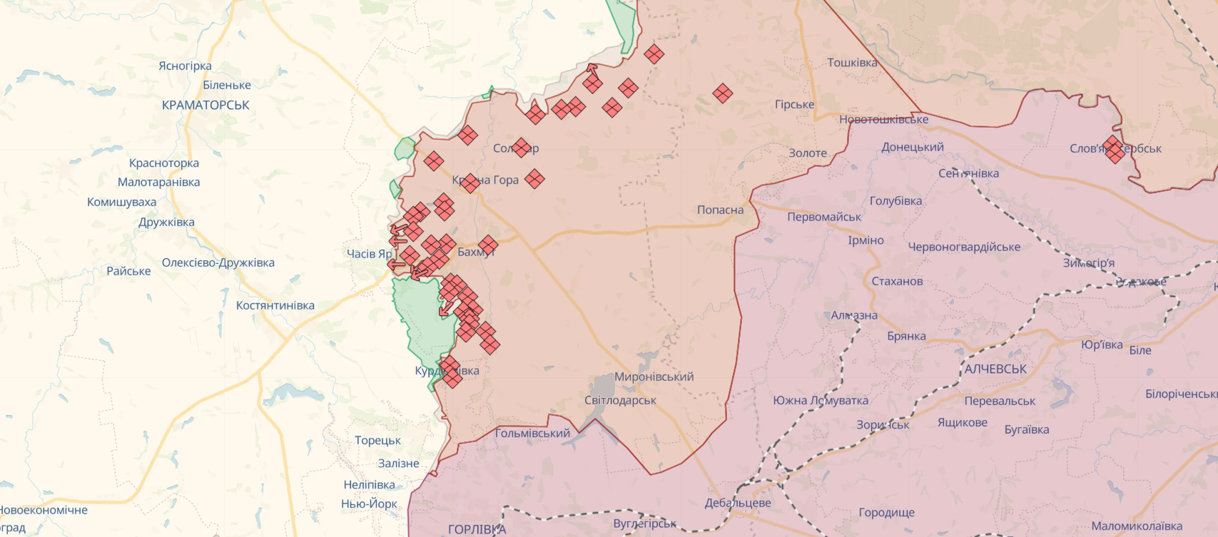 Окупанти на Бахмутському напрямку активно використовують керовані снаряди: військовий розповів про ситуацію