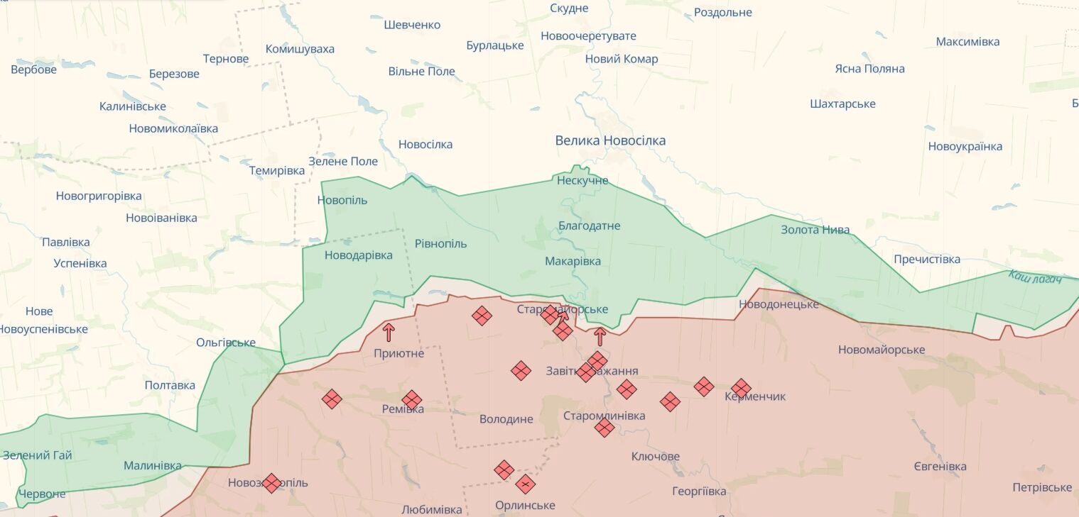 Состоялась половина всех боевых столкновений: в Генштабе назвали два самых горячих направления фронта