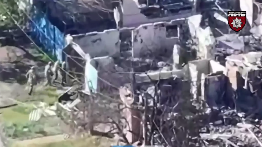 Бойцы бригады Нацполиции "Лють" заставили оккупантов в Волчанске побегать: видео