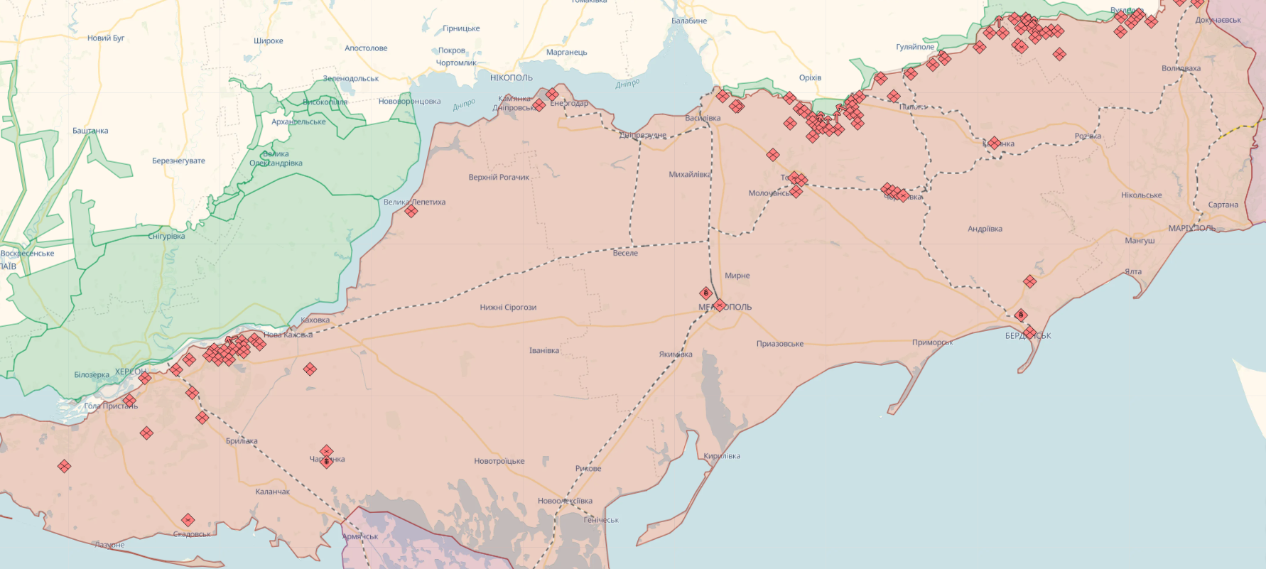 Відбулась половина усіх бойових зіткнень: у Генштабі назвали два найгарячіших напрямки фронту