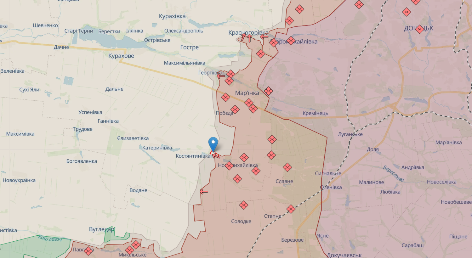 ЗСУ відбили ворожі атаки в районах Вовчанська і Липців, на Куп’янському напрямку тривають бої – Генштаб