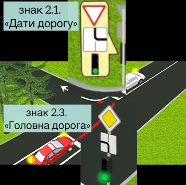 Яке авто проїде перехрестя першим? Завдання, що покаже ваші знання ПДР