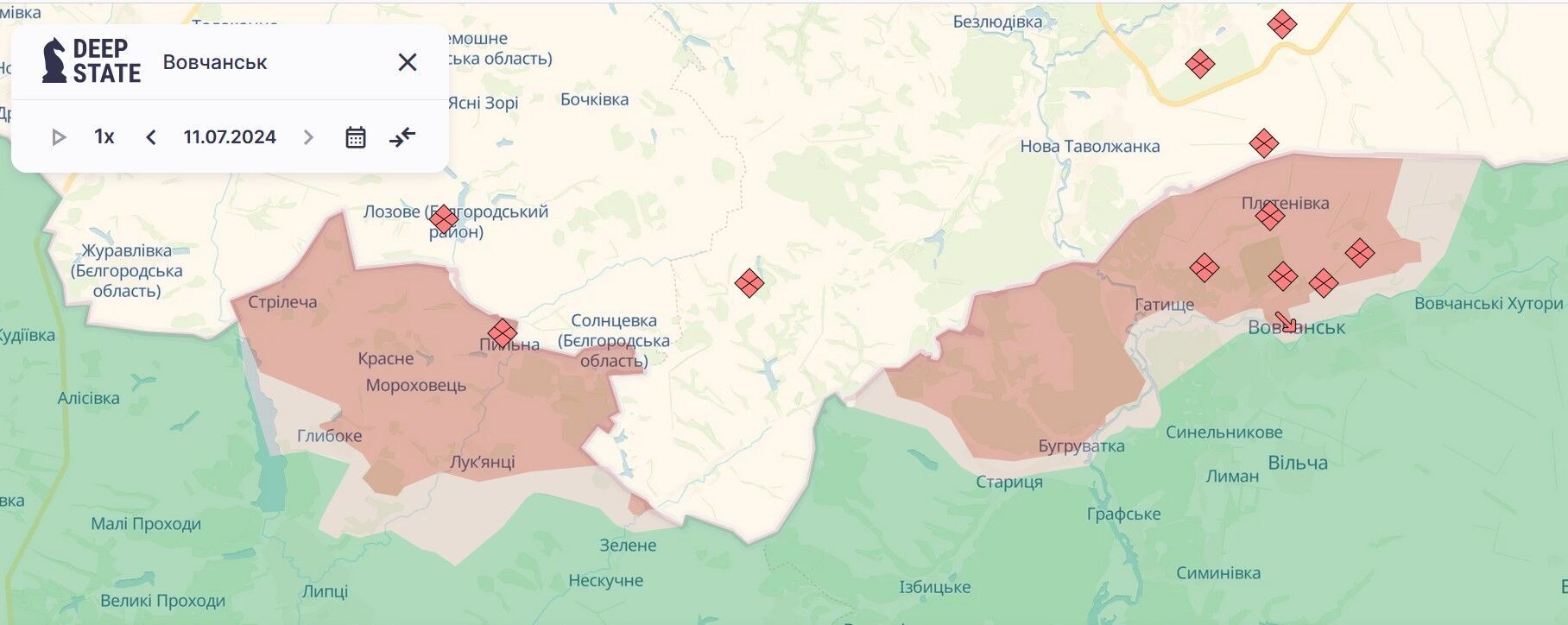 Ворог посилено намагається просунутися, на Куп’янському напрямку зберігається напруга – Генштаб