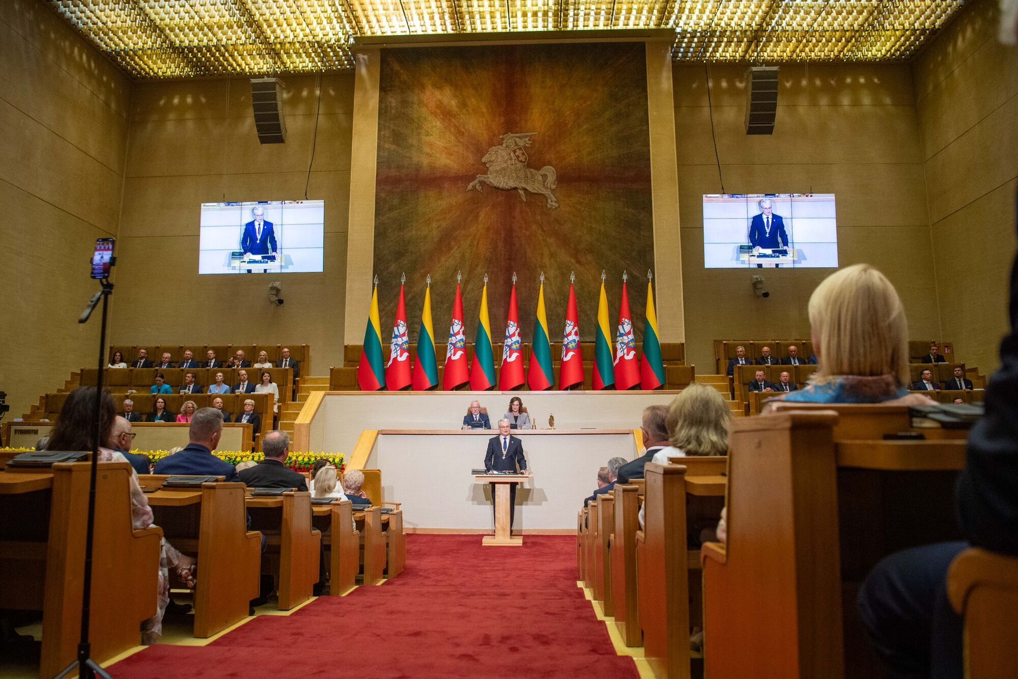 Науседа вдруге вступив на посаду президента Литви: що він говорив про війну в Україні