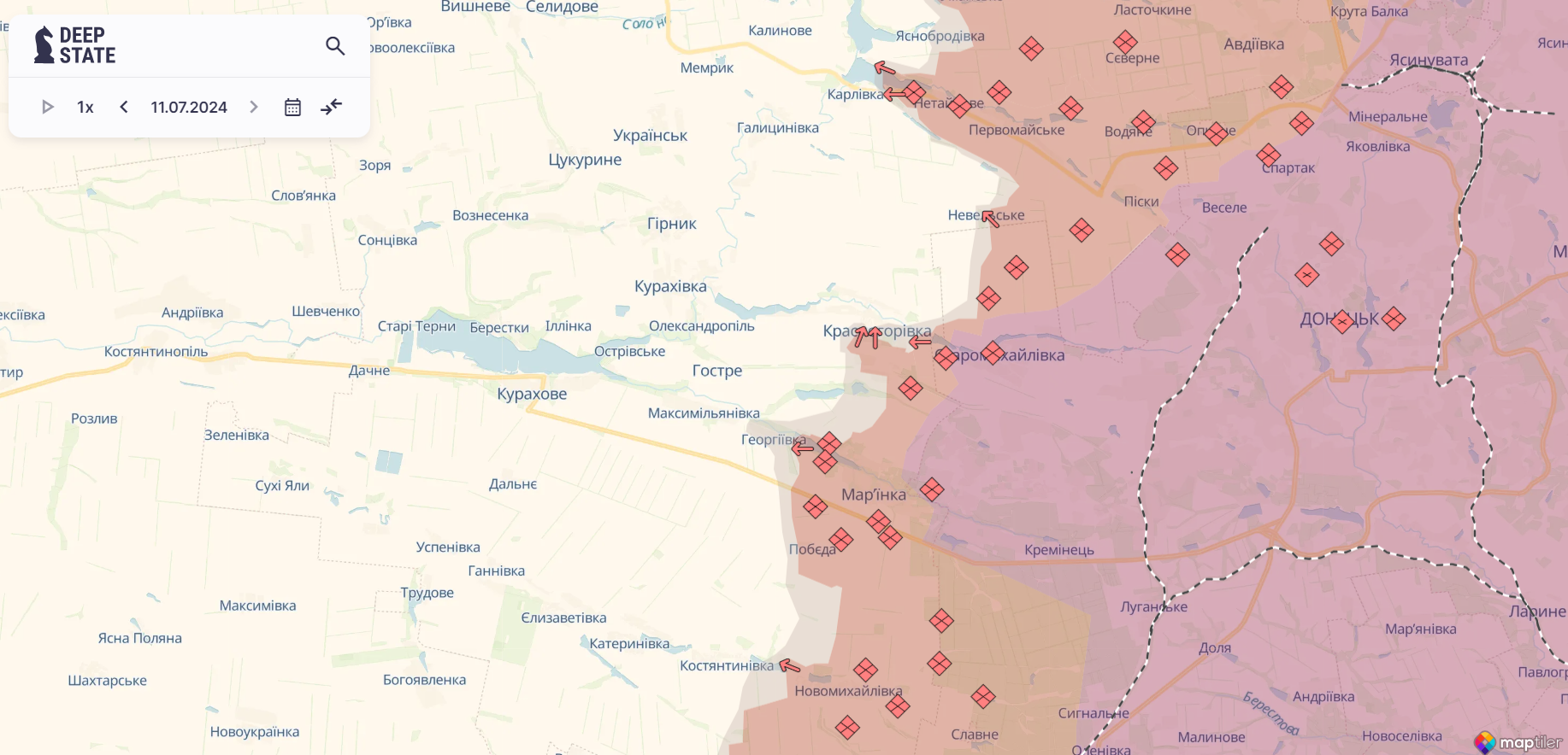 ВСУ отразили десятки атак оккупантов на Покровском направлении, поражены шесть пунктов управления врага – Генштаб