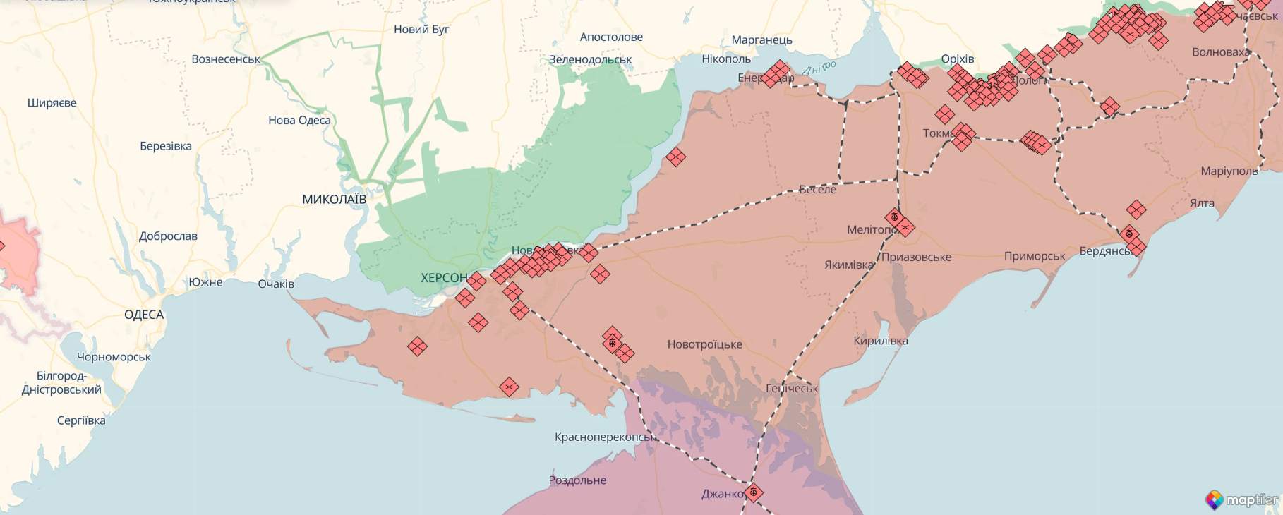 Окупанти вдарили по Херсону, є поранений
