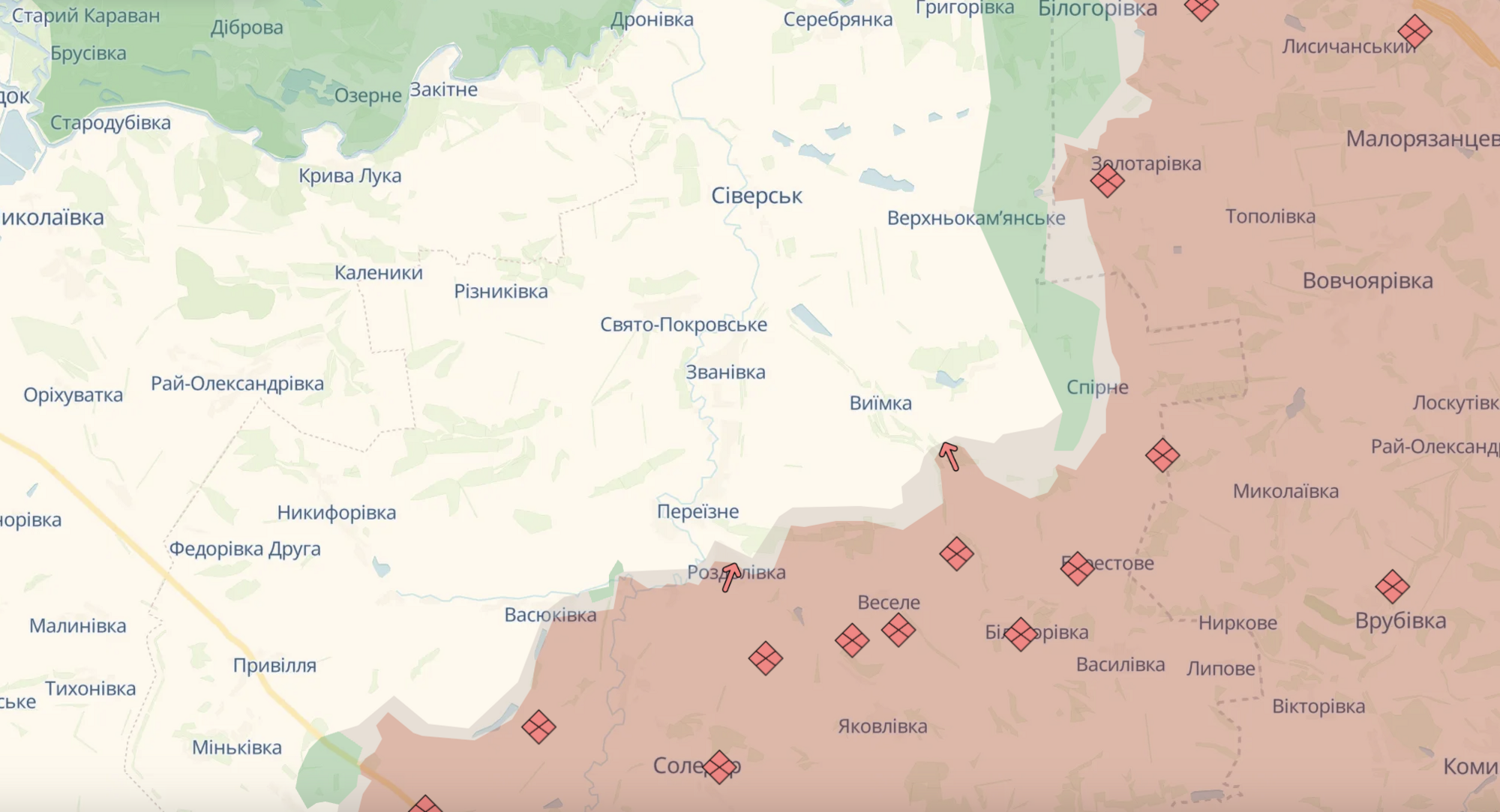 Ворог намагався просунутись одразу на кількох напрямках: відбулося 136 бойових зіткнень – Генштаб
