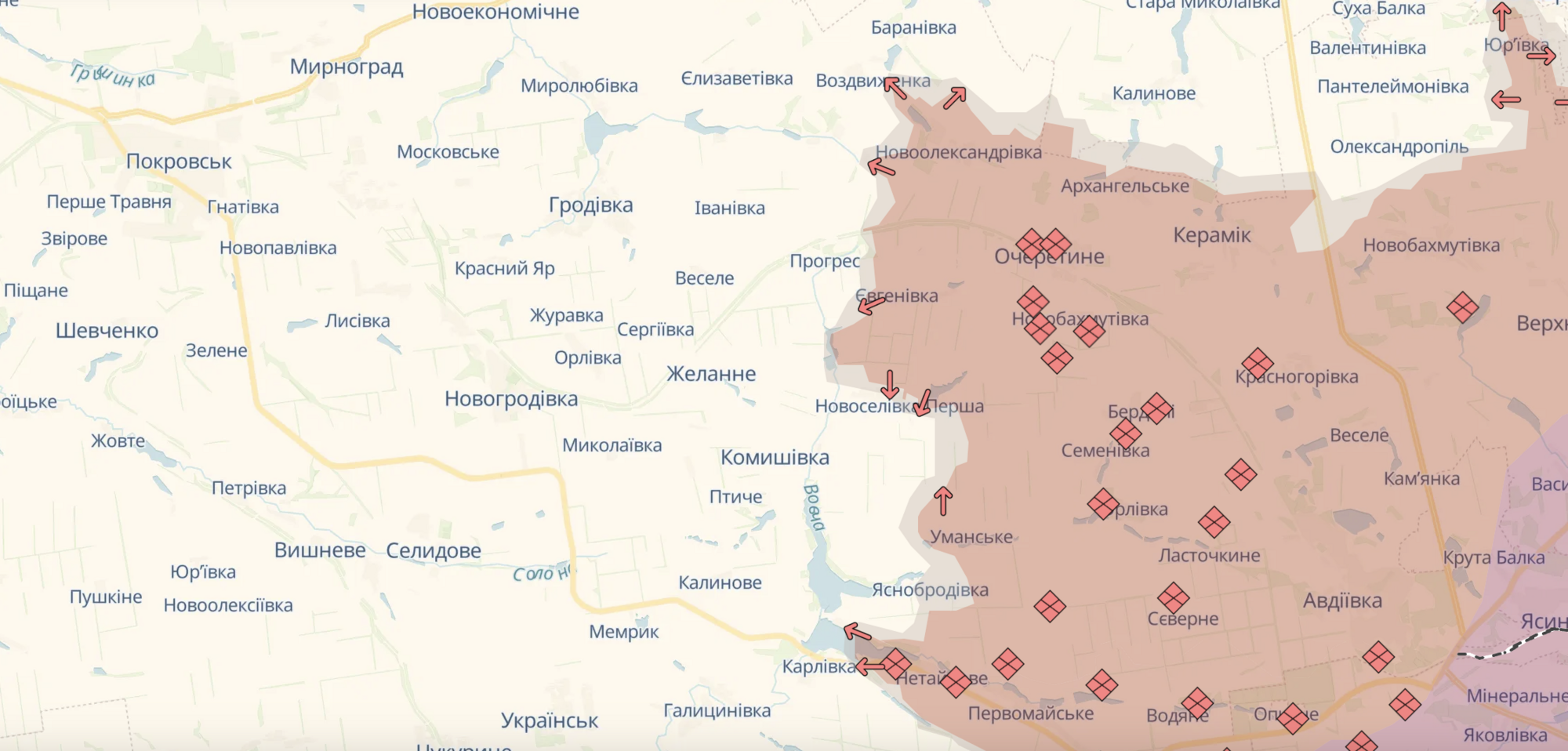 Враг пытался продвинуться сразу на нескольких направлениях: произошло 136 боевых столкновений – Генштаб