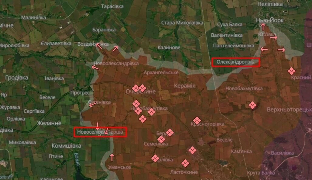 Оккупанты захватили Урожайное на Донетчине и имеют продвижения на других участках – DeepState