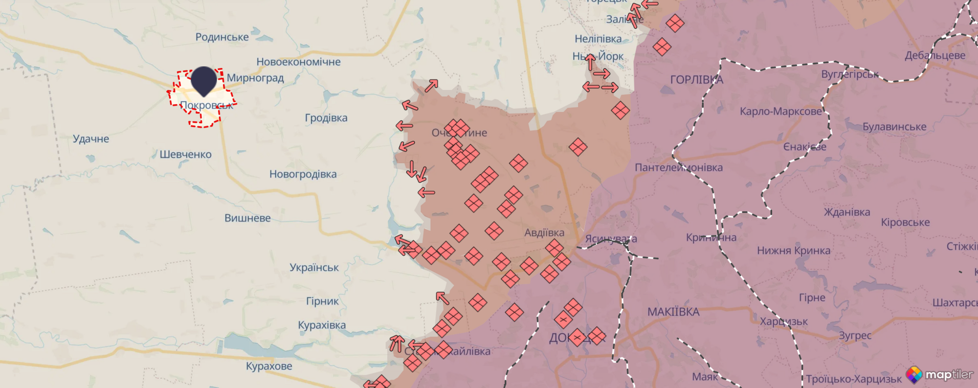 ВСУ отразили десятки атак на Покровском и Торецком направлениях, поражены два пункта управления и состав БК врага – Генштаб